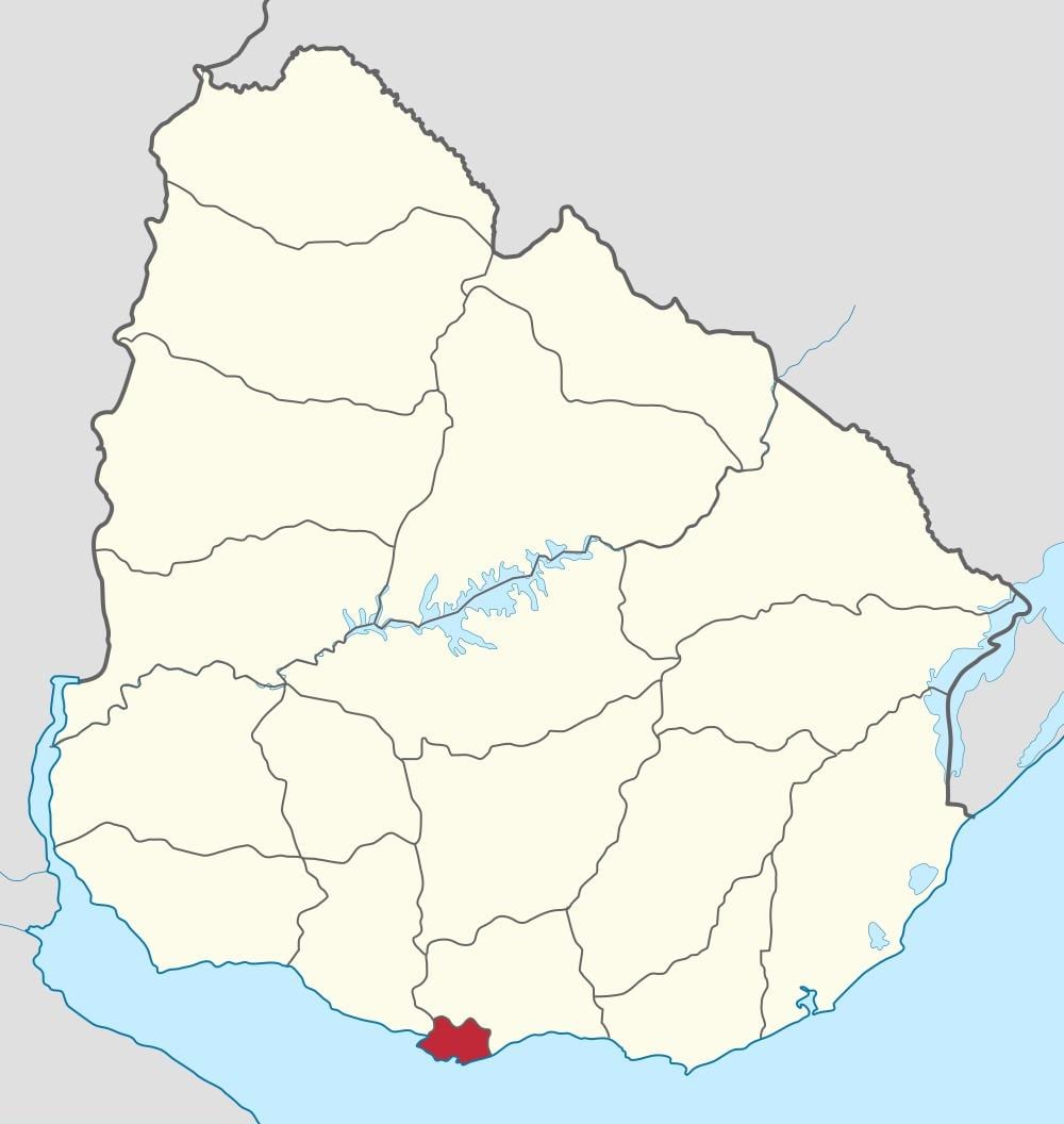 ನಕ್ಷೆ ಉರುಗ್ವೆ ಔಟ್ಲೈನ್
